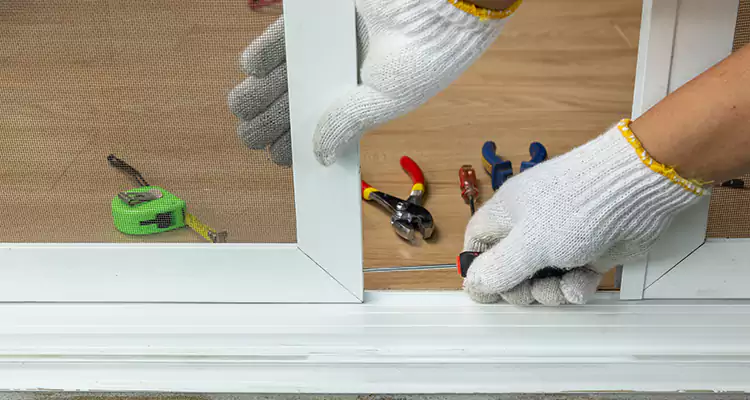 Sliding Glass Door Off Rails Repair in Panama City, FL