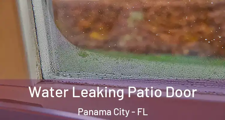  Water Leaking Patio Door Panama City - FL